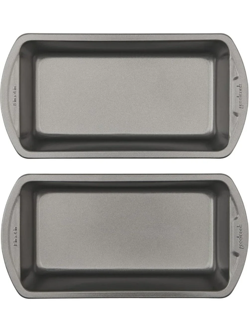 Heavy-Duty Nonstick Loaf Pans Set of 2 - 8x4 Inch Bakeware for Meatloaf, Breads